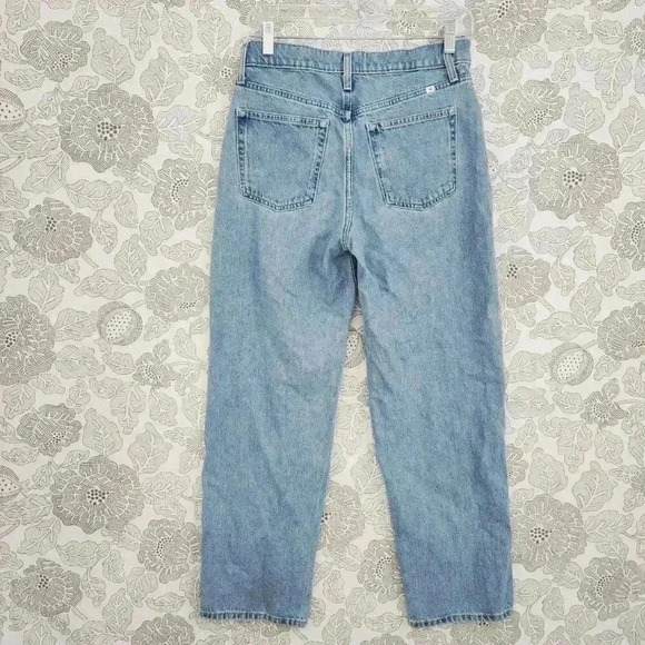 Aritzia Sunday Best Women's Baggy Jeans High Rise 100% Cotton Size 26 Wide Leg - Picture 2 of 7